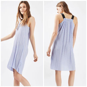 Topshop Lilac Purple Pleated Midi Slip Dress